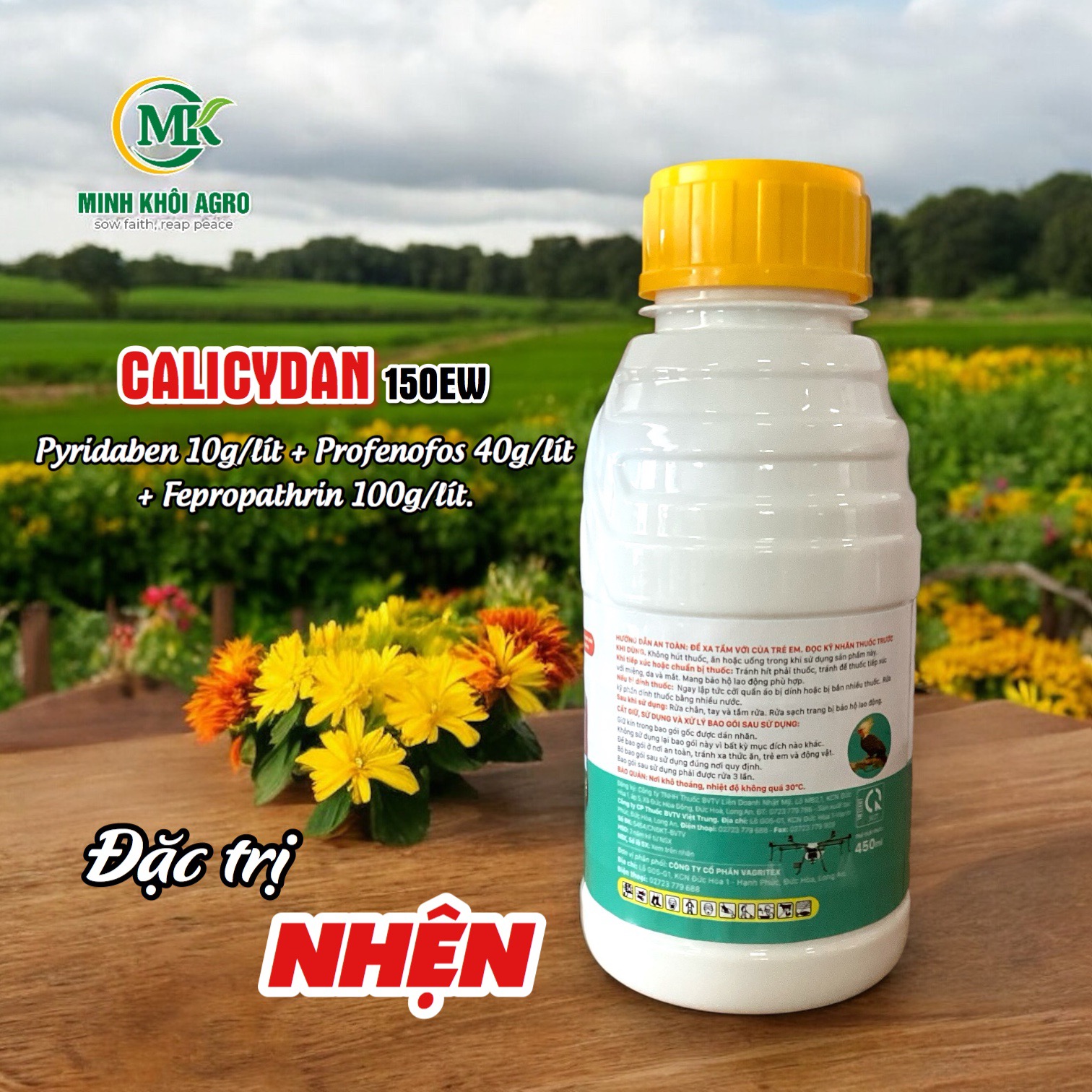 Thuốc trừ nhện CALICYDAN 150EW | Sạch nhện, mát cây